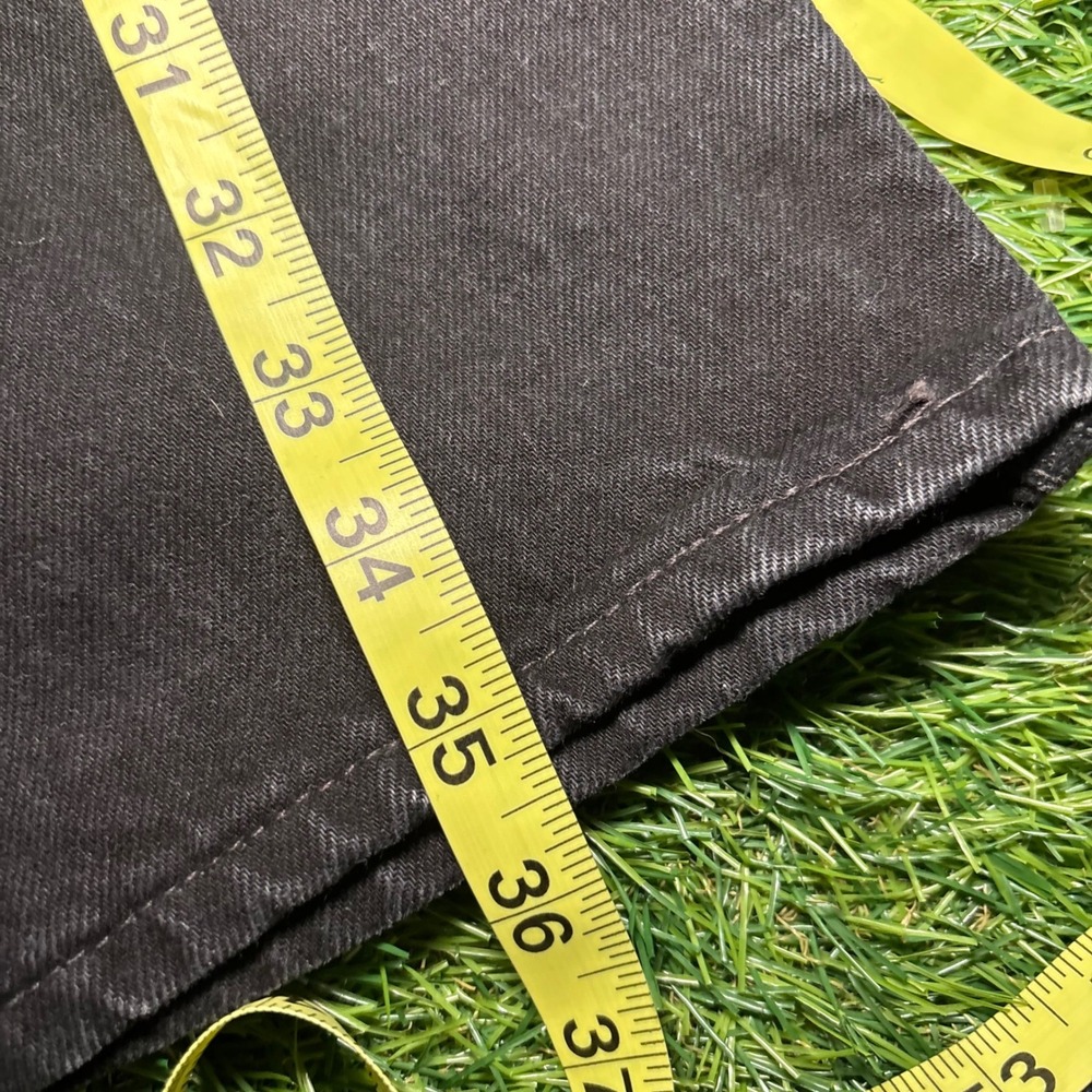 Vintage Levis 501 Black Denim Jeans Made in USA 1998 Button Fly W31 L34 501-0660 - Picture 10 of 16